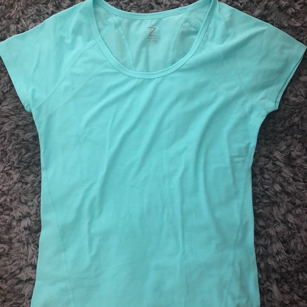 Blue Zella workout t-shirt